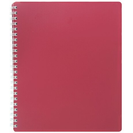 Buromax. Тетрадь для записей CLASSIC, B5, 80 л., клетка, пластиковая обложка, красная (BM.2419-005)