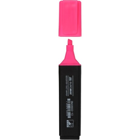 Buromax. Текст-маркер, розовый,  JOBMAX, 2-4 мм, водная основа (950338)
