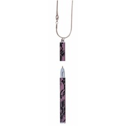 Langres. Ручка шариковая "Lace" с цепочкой 70см, розовый, в подарочном футляре (9803616)