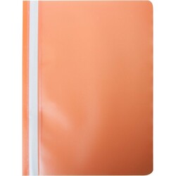 Buromax / Папка-швидкозшивач з механізмом "вусики", А4, 120/180 мкм, помаранчева (935144)