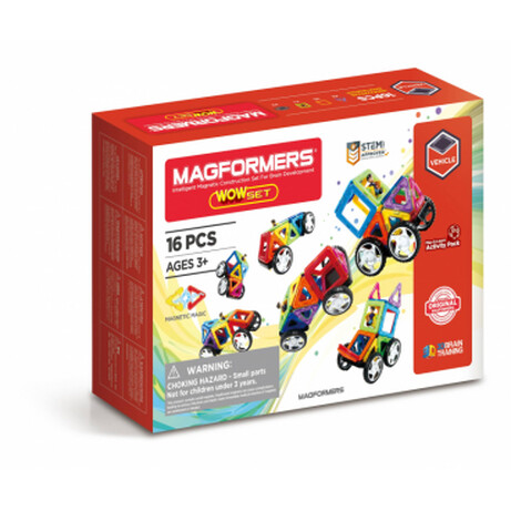 Magformers. Магнитный конструктор Magformers Удивительный набор, 16 эл. (8809134366370)