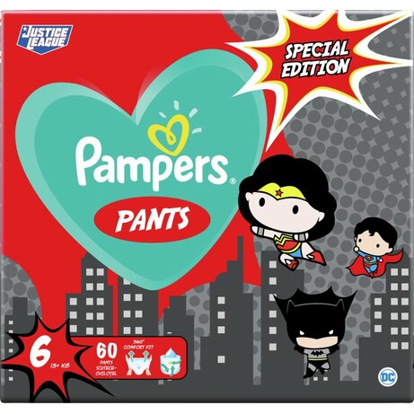 Pampers. Подгузники-трусики Pampers Pants Special Edition Размер 6 (15+ кг) 60 шт (8001841968339)