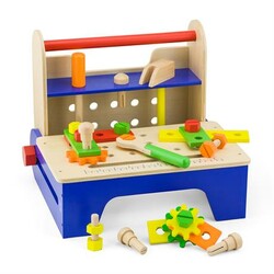 Viga Toys. Деревянный игровой набор  Ящик с инструментами (6934510598693)