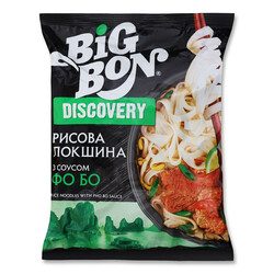 Big Bon. Лапша Big Bon Discovery рисовая по-вьетнам Фо Бо 65г (4820179255089)