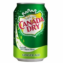 Canada Dry. Напиток Ginger Ale ж/б 0.33 л (8435185954947)