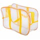 ORGANIZE. Компактна прозора сумка в пологовий будинок для мами і малюка жовтий (K005-1)