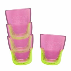 Brother Max. Тренировочный стакан, 4 шт. в упаковке, розовый/зеленый (49800)