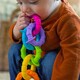 Fat Brain Toys. Набор прорезывателей Гибкие колечки Fat Brain Toys pipSquigz Ringlets (811802025289)