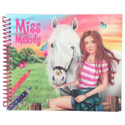 Depesche. Miss Melody Подарунковий творчий альбом розфарбування "Dress Your Horse" (4010070396411)