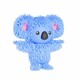 Jiggly Pup. Інтерактивна іграшка JIGGLY PUP - запальна КОАЛА (блакитна) (JP007-BL)