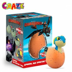 Craze Mega Eggs. Растущая игрушка в яйце - DREAMWORKS DRAGONS (13328)