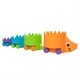 Fat Brain Toys. Пірамідка на колесах Їжачки Fat Brain Toys Hiding Hedgehogs (1811802024602)