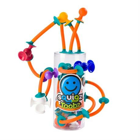 Fat Brain Toys. Конструктор контурний З'єднай і зігни Fat Brain Toys Squigz Toobz (811802023254)