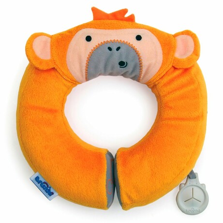 Trunki. Подушка для подорожі Monkey (помаранчева) (0147-GB01)