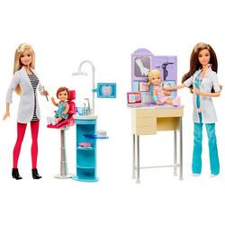 Fisher Price.  Mattel Barbie Барби. Ігрові набори з серії "Професії"(DHB63)