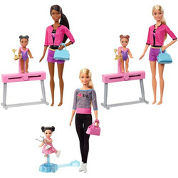 Fisher Price. Барби - Лялька Barbie Весела гімнастика серії Професії(FXP37)