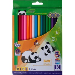 ZiBi. Олівці кольорові Kids Line 18 кольорів(4823078932365)