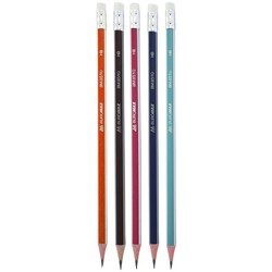 Buromax. Графітовий олівець Silver HB з гумкою 1 шт(4823078958808)