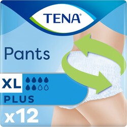 Підгузки-труси для дорослих Tena Pants Plus XL (120-160) 6 кап 12 шт (7322540587555)