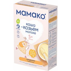 Мамако. Каша молочна на козиному молоці "Кукурудзяна з пребиотиками" 5мес+, 200 г(796434)