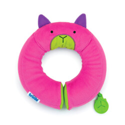 Подушка для подорожі "Котик" (рожева) (0143-GB01)