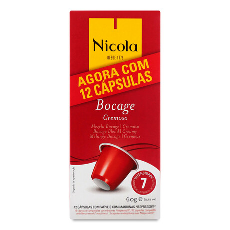 Кава мелена Nicola Bocage в капсулах (5601132002396)