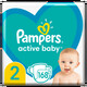 Подгузники Pampers Active Baby 2 (4-8 кг), 168 шт (8006540091319)
