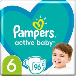 Подгузники Pampers Active Baby 6 (13-18 кг), 96 шт (8001090951892)