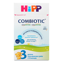 Суміш Hipp Combiotiс 3 суха молочна, 500г (9062300138785)