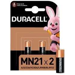 Спеціалізована лужна батарея Duracell MN21 2 шт. (5000394071117)