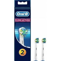 Сменные насадки для електрической зубной щетки Oral-B Флосс Екшн EB25RB, 2 шт. (4210201361206)