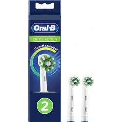 Сменные насадки для зубной щетки Oral-B Cross Action EB50RB 2 шт. (4210201355298) 