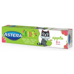 Детская зубная паста Astera Kids для детей от 6 лет и старше с ароматом яблока 50 мл (3800013514382)