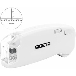 Микроскоп SIGETA MicroGlass 100x R/T (со шкалой) (65138)