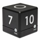 Таймер-куб цифровой TFA "CUBE-TIMER", черный (38204001)
