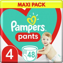 Подгузники-трусики Pampers Pants Размер 4 (9-15 кг) 48 шт (8006540068755)