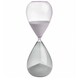 Часы песочные TFA, белый песок, стекло серо-розовое, 300 мм, 60 мин. (1860110240)