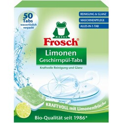 Таблетки для мытья посуды Frosch в ПММ Лимон 50х20g (4001499947315)