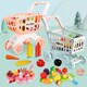Детская тележка для покупок в супермаркете Beiens розовая (M890pink)