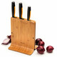 Набор кухонных ножей с бамбуковым блоком Fiskars Functional Form (1057553)