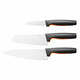 Набор кухонных ножей с пластиковым блоком Fiskars Functional Form (1057555)