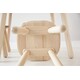 Комплект стол и 2 стула детских 2-4 года Tatoy, натуральный бук (00062754)