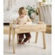 Комплект Tatoy стол детский с ящиком 60 см и стул растущий ясень (00070028)