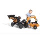Дитячий трактор на педалях з причепом, переднім та заднім ковшами Falk 967N CASE CE (00070140)