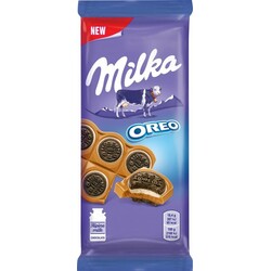 Шоколад Milka с печеньем Орео с ванильной начинкой 92 г (7622210832498)