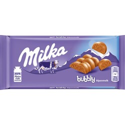 Шоколад молочний Milka Bubbly пористий 100 г (7622400730894)