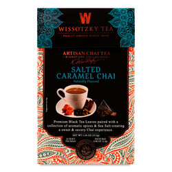 Чай чорний Wissotzky Tea Chai із солоною карамеллю, 16*2,2г (0859013004556)
