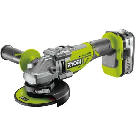 Машина кутова шліфувальна акумуляторна Ryobi R18AG7-140S (00070878)