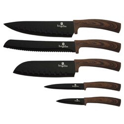 Набор ножей Berlinger Haus Forest Line Mahagany 5 предметов (BH-2308)