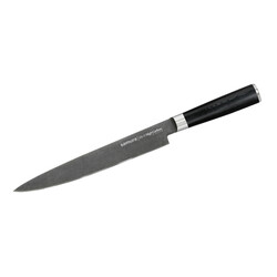 Нож кухонный для тонкой нарезки 230 мм Samura "MO-V Stonewash" (SM-0045B)